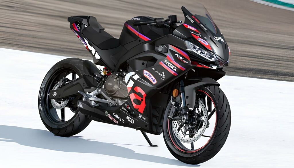 Aprilia RS 457 GP Replica bike on road